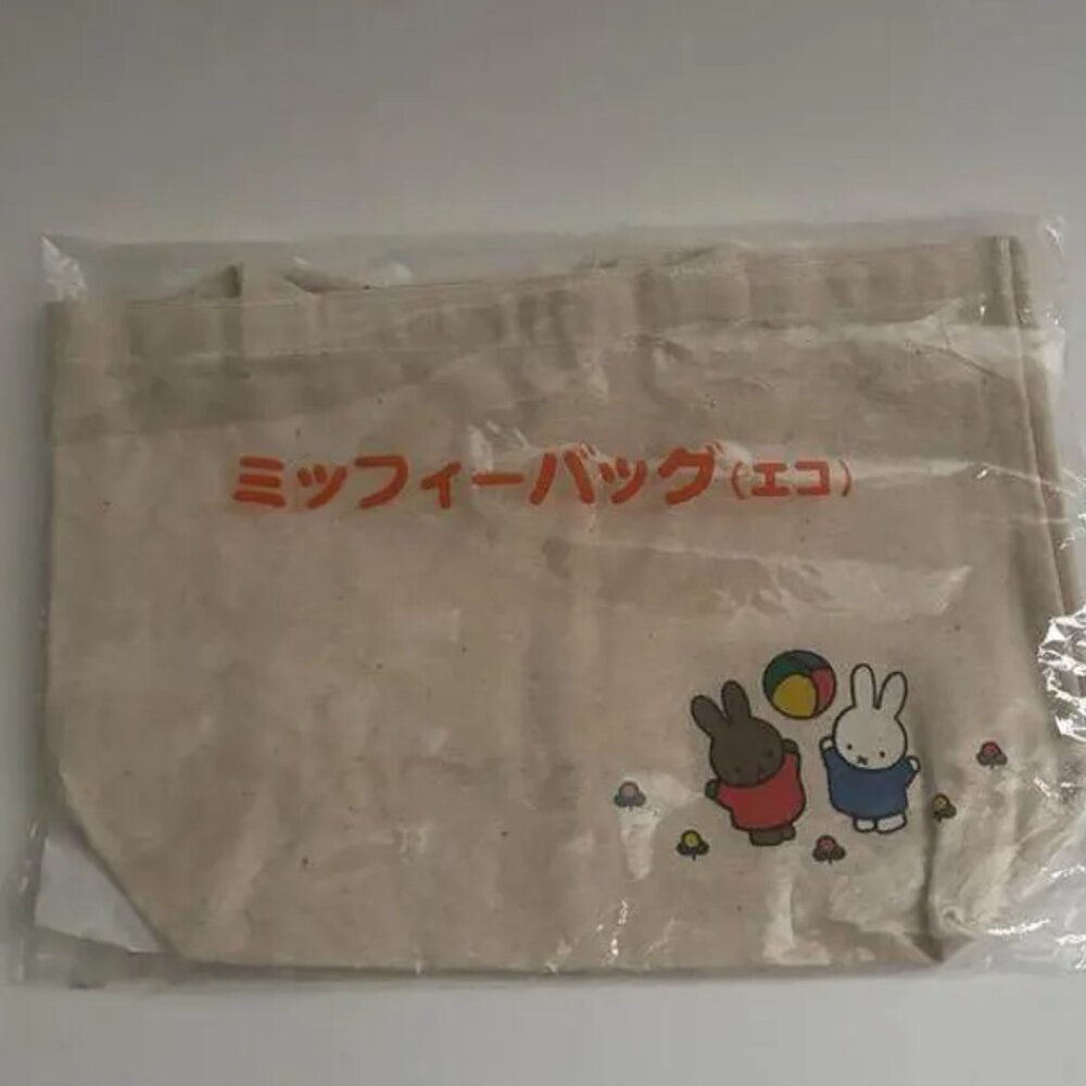 Official Miffy Canvas Tote Bag from Japan